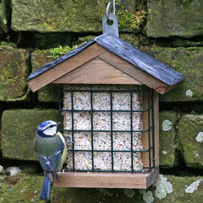 Ohio Slate Peanut Cake Square Bird Feeder 4 Ohio Slate Peanut Cake Square Bird Feeder - Image 2