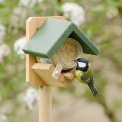 Pole Mounted Dublin Peanut Butter Feeder 10 Pole Mounted Dublin Peanut Butter Feeder -Nature Home Sales 35103 1