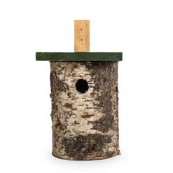 National Trust Birch Log Nest Box 32mm Hole -Nature Home Sales 905120121 jvg 2992
