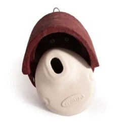 WoodStone® Alicante 32mm Oval Hole Nest Box (Red) -Nature Home Sales 90674 03