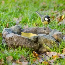 Maggiore Stone-Effect Bird Bath