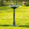 Silbersee Pedestal Bird Bath -Nature Home Sales 938440119 bird bath