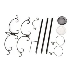 Bird Feeder Pole System - Black -Nature Home Sales 94075 02 3