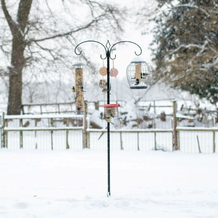 Patio Feeding Pole System - Black 3 Patio Feeding Pole System - Black