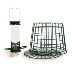 2 Port Bird Seed Feeder With Guardian -Nature Home Sales 945420120 beschermpakket mini zaden 23cm dv 2668 1