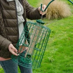 4 Port Bird Seed Feeder With Guardian -Nature Home Sales 94543 2 3 1