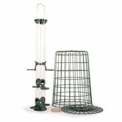 6 Port Bird Seed Feeder With Guardian 7 6 Port Bird Seed Feeder With Guardian -Nature Home Sales 945440120 beschermpakket maxi zaden 56cm dv 3927 1