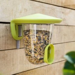 SingingFriend FeedR Bird Seed Feeder -Nature Home Sales f001 2 fence green 1