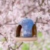 National Trust Vierno Tavern Bird Seed Feeder (Blue) -Nature Home Sales nt34345 vierno tavern seed feeder nt13030 garden bird table seed national trust dv 8869
